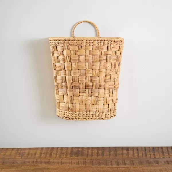 Wall Storage-Kirkland's Home Woven Hyacinth Wall Pocket