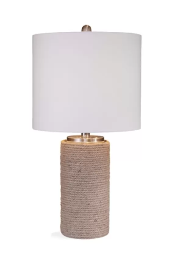 Table Lamps-Kirkland's Home Wrapped Jute Rope Table Lamp White