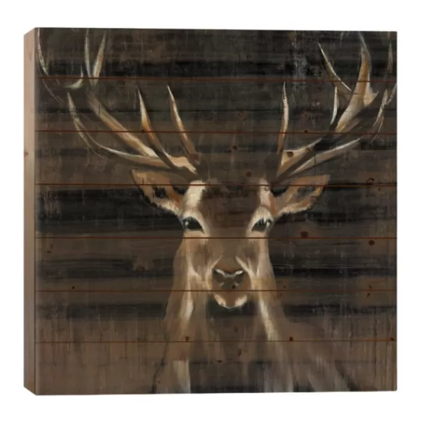 Wall Plaques-Kirkland's Home Young Buck Wood Art Print Brown